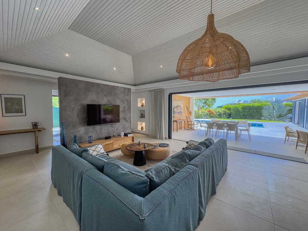 20.Location villa piscine Saint François Guadeloupe_Salon